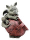 Playful Climbing Dragon Baby Planter Pot Home Patio Garden Decor Statue 12.5"H