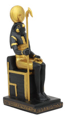 Ebros Classical Egyptian Gods and Goddesses Seated On Throne Statue Gods of Egypt Ruler of Mankind Decorative Figurine … (Horus God of The Sky)