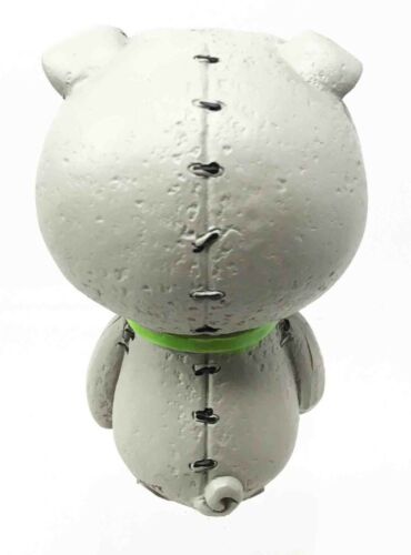 Ebros Furry Bones Pugsley Grey Pug Costume Skeleton Monster Sitting Up Figurine