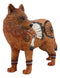 Ebros Gift Larger Native Tribal Howling Wolf Totem Spirit Figurine Collection 8" Long Animal Decor Statue (Alpha Chief Feather Roach Dreamcatcher)