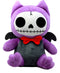 Furry Bones Skeleton Flappy The Bat With Red Bow Tie Plush Toy Doll Collectible