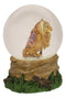 Ebros Forest Jungle Apex Predator Orange Bengal Tiger Glitter Snow Globe 100mm Decor