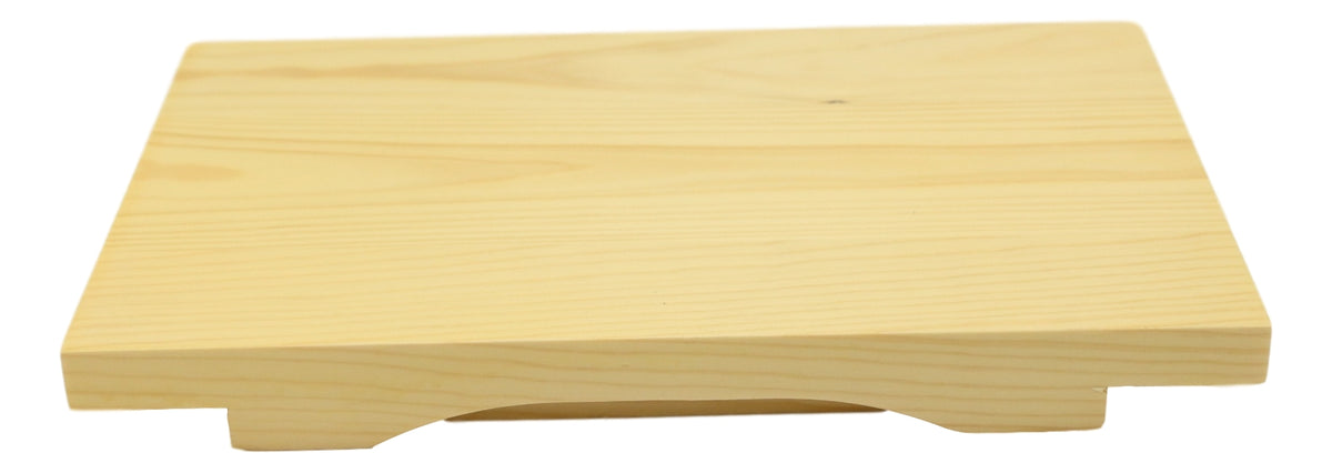 Traditional Japanese Sushi Geta Bamboo Wood Restaurant Serving Plate Tray 10.75" - Ebros Gift