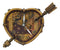 Ebros Valentine's Steampunk Cupid Arrow Pierced Heart Decorative Wall Clock