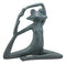 Ebros Large Aluminum Whimsical Rustic Yoga Frog Stretching Limbs Garden Statue Decor  13.5" L