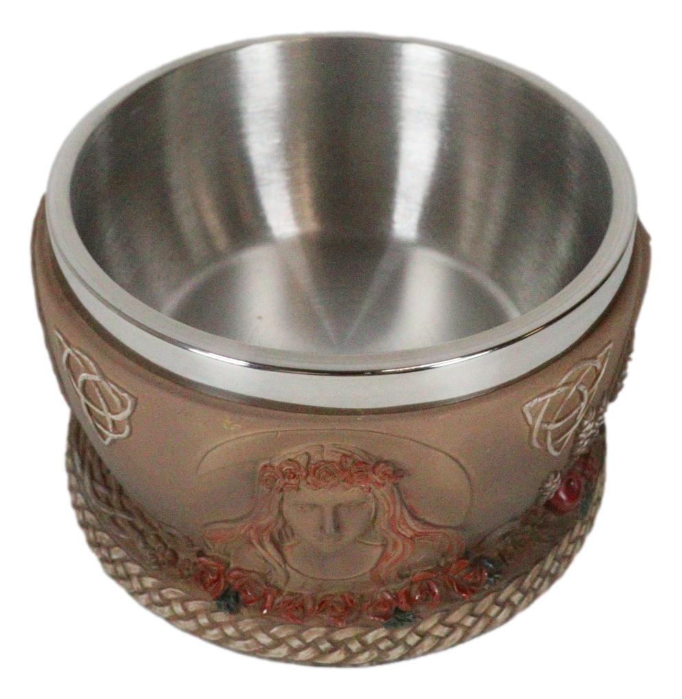 Wicca Metaphysical Triple Goddess Mother Maiden Crone Smudging Smudge Bowl - Ebros Gift