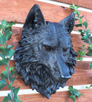Ebros Large Black Wolf Head with Blood Eyes Wall Decor Plaque 16.5" Tall