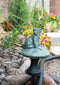 Rainforest Frog on Mushroom Fly Hunting Aluminum Hose Guard Guide Garden Stake