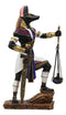 Ebros God Anubis with Scales of Justice and Sword of Judgement Figurine 10" Tall