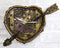 Ebros Valentine's Steampunk Cupid Arrow Pierced Heart Decorative Wall Clock