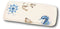 Nautical Marine Blue White Seahorse Helm Shell Ceramic Platter Plate Pack Of 2