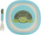 Ebros Sea Turtle 5 Piece Organic Bamboo Dinnerware Set For Children Toddler