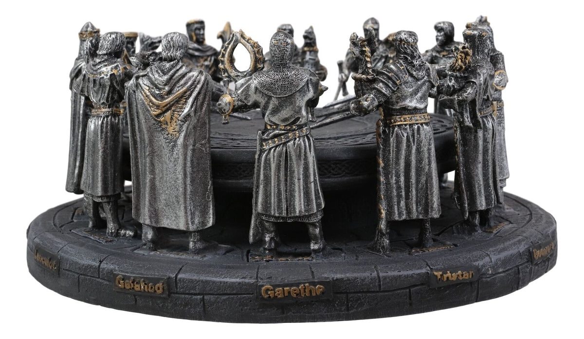 Ebros King Arthur and The Knights of The Round Table Decorative Statue 11" Wide - Ebros Gift