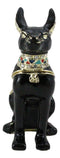 Egyptian Anubis Dog God Of The Dead Pewter Austrian Crystals Trinket Jewelry Box