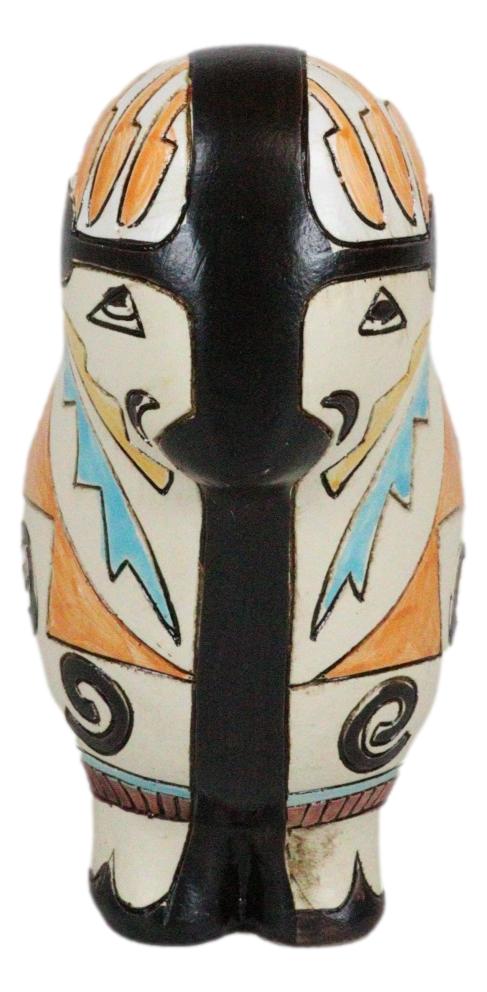 Tribal American Aztec Hopi Indian Style Buffalo Bison Totem Spirit Figurine