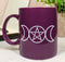 Pack Of 2 Wiccan Triple Goddess Moon Waxing Full Waning Moons Bone China Mugs