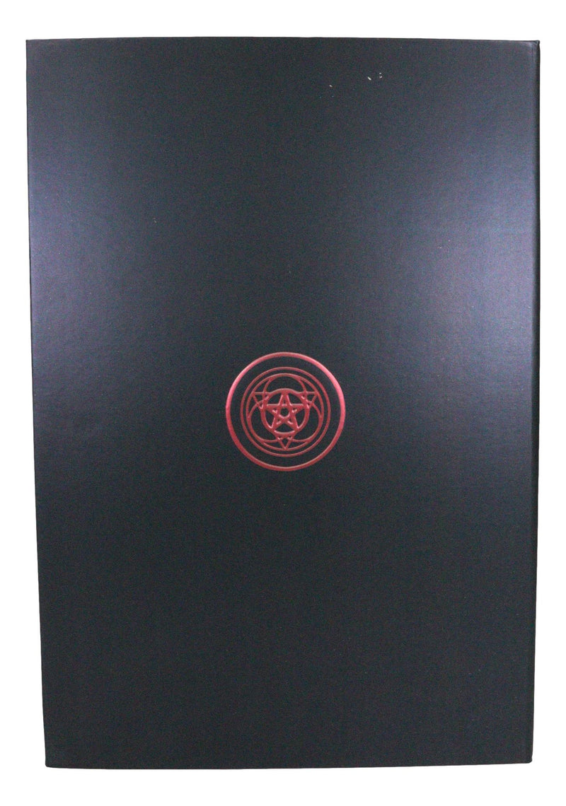 Occultic Sacred Symbols Gothic Book Of Magic Embossed Blank Page Journal Book
