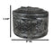 Round Celtic Dragon Vault Spirit Rune Knotwork Silver Decorative Jewelry Box