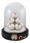 Occult Wicca Witchcraft Eyeballs Mound of Eyes In LED Light Cloche Glass Dome