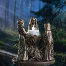Ebros Triple Goddess Mother Maiden Crone Candle Holder Home Decor Figurine