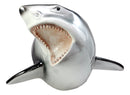 Ebros Great White Shark Trophy Wall Decor Sculptural Hanging Plaque 12"H Decor