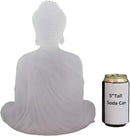 Ebros Feng Shui Acrylic Buddha Shakyamuni Sitting in Meditation Statue 11.5" H