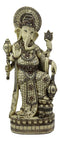 Ebros 21" Tall Hindu Ganesha On Lotus Throne with Percussion Maracas Statue - Ebros Gift