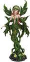 Ebros Elemental Earth Gaia Forest Green Fairy Statue Decorative Figurine 12.25"H