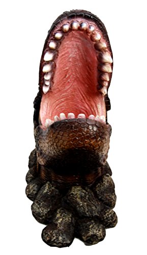Ebros Prehistoric Dinosaur Tyrannosaurus Rex Head 10.75"H Wine Bottle Holder Figurine - Ebros Gift