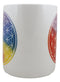 Pack Of 2 Flower Of Life Sacred Cosmic Geometry Bone China Coffee Mug Cups 12oz