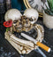 Love Never Dies Skeleton Ashtray Resin Figurine 4.5"L Day Of The Dead Figurine