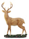 Ebros Wildlife 8 Point Trophy Buck Statue 15"H Outdoor Hunter Whitetail Deer Figurine