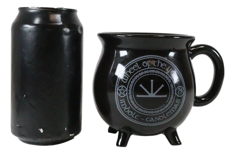 Wicca Sabbats Wheel of The Year Imbolc Dragon Heat Color Changing Cauldron Mug