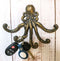Ebros Marine Ocean Sea Giant Octopus Wall Mount Iron Coat Key Hook Hanger