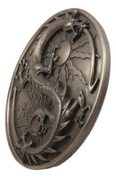Double Dragon Alchemy Night And Day Yin Yang Astrology Fusion Wall Plaque Decor