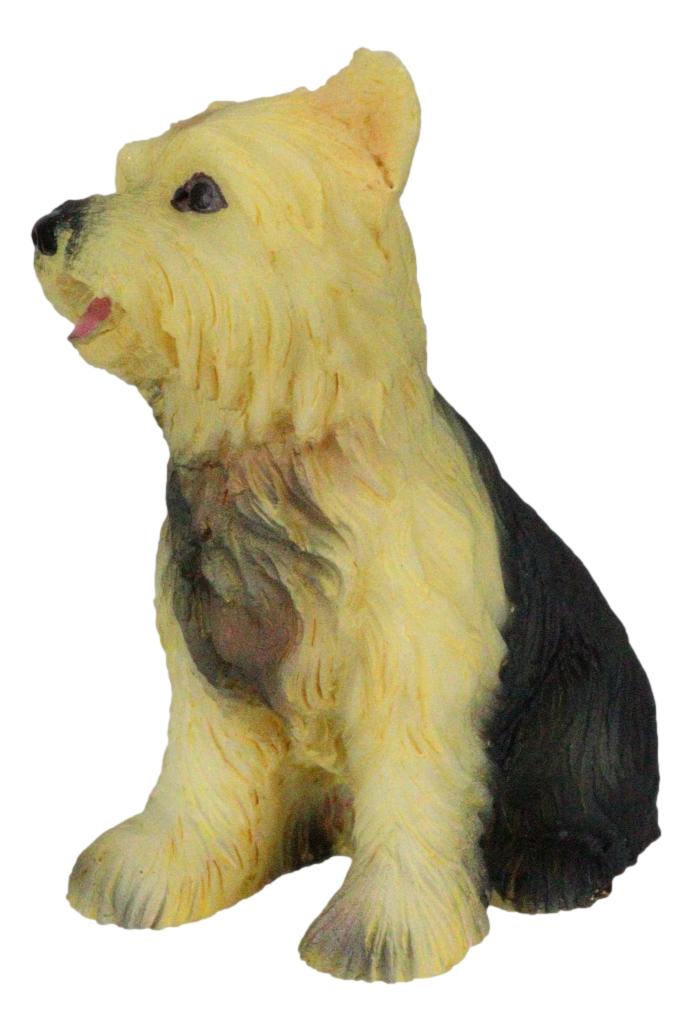 Adorable Yorkie Puppy Dog Pet Pal Dollhouse Mini Figurine Yorkshire Terrier
