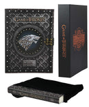 Game of Thrones Winter Is Coming Stark Direwolf Large Embossed Journal 7"x10"