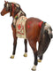 Ebros Spirit Horse with Painted Tapestry Saddle Hand Crafted Statue 9.5" Long