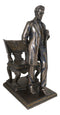 Ebros President Abraham Lincoln Standing By Eagle Chair Historical Figurine 9"H