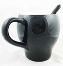 Feline Black Kitty Cat Ceramic Mug Coffee Cup With Spoon Home & Kitchen 12oz