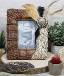Pack Of 2 Indian Eagle Feathers Dreamcatcher 4X6 Wall Or Desktop Photo Frame