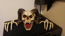Large Bizarre Demonic Krampus Ram Horned Skull Statue Gothic Figurine Halloween