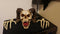 Large Bizarre Demonic Krampus Ram Horned Skull Statue Gothic Figurine Halloween