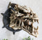 Large Chained Horned Dragon Skull Wall Trophy Decor Saint George Slain Dragon