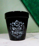 Water Don't Torture Rose Vines Wicca Witch Apothecary Flower Herbs Planter Pot