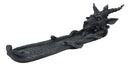 Samael Lilith Sabbatic Goat Baphomet Pentagram Sigil Incense Burner Figurine