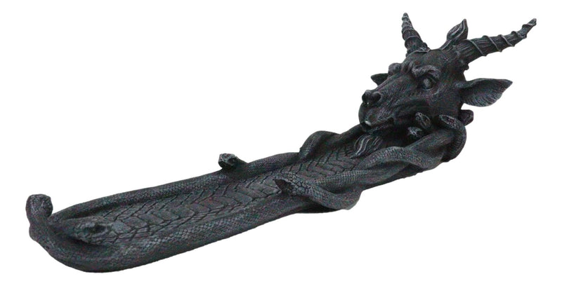 Samael Lilith Sabbatic Goat Baphomet Pentagram Sigil Incense Burner Figurine