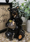 Western Rustic Black Bear Eating Honey From Honeycomb Beehive Figurine Bears