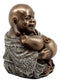 Drunken Hotei Happy Buddha With Wine Gourd Figurine 4"H Keepsake Amulet Statue