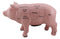 Small Ceramic Country Farmhouse Pig Swine Pork Butcher Chart Piggy Coin Bank Jar